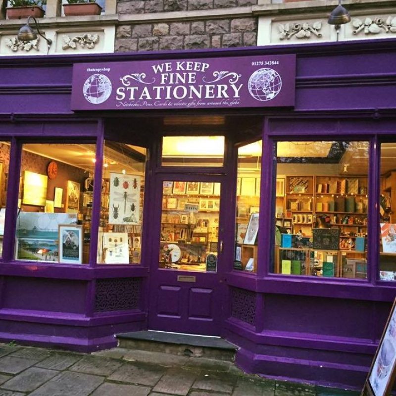 Saker Stationery shopfront